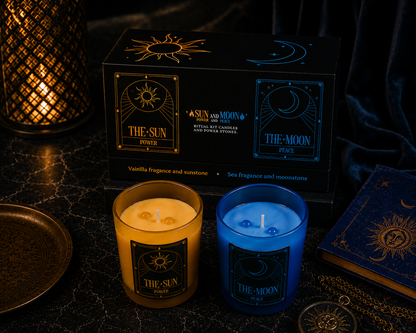 Sun & Moon - Manifest Candle